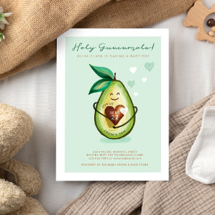 Heiliger Guacamole ein Baby Junge ist auf dem Weg  Einladung