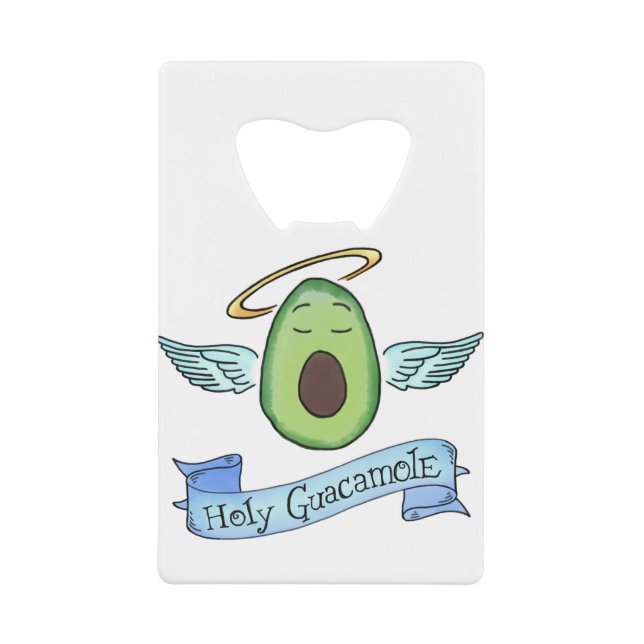Heiliger Guacamole Geldbeutel Flaschenöffner (Vorderseite)