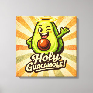 Heiliger Guacamole - Guac Pack - Foodie-Fiends Leinwanddruck