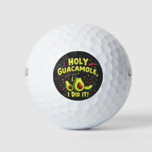 Heiliger Guacamole ich tat es Abschluss Cinco De M Golfball