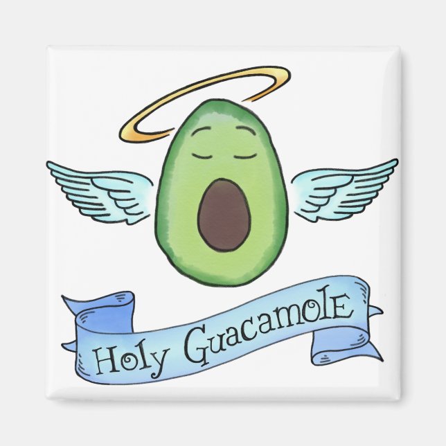Heiliger Guacamole Magnet (Vorne)