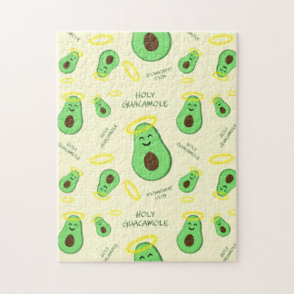 Heiliger Guacamole niedlicher Avocado