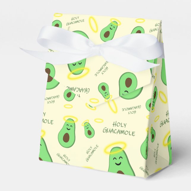 Heiliger Guacamole niedlicher Avocado Geschenkschachtel (Vorderseite)