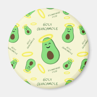 Heiliger Guacamole niedlicher Avocado Magnet
