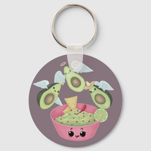 Heiliger Guacamole Schlüsselanhänger (Vorderseite)