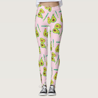 Heiliger Guacamole: Whimsische Avocado-Liebhaber-L Leggings