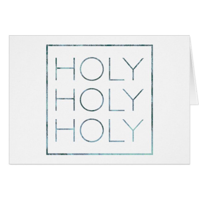 Heiliger Heiliger (Vorderseite (Horizontal))