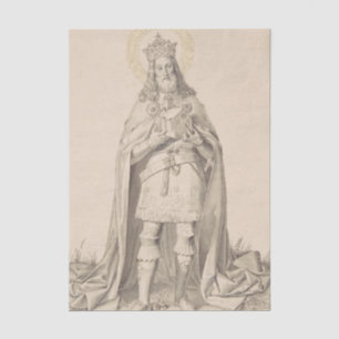 Heiliger Heinrich II. der Heilige Römische Kaiser Seidenpapier
