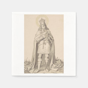 Heiliger Heinrich II. der Heilige Römische Kaiser Serviette