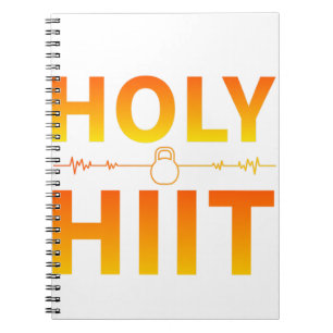 Heiliger Hieb - Hiit Workout, Interval Training Notizblock