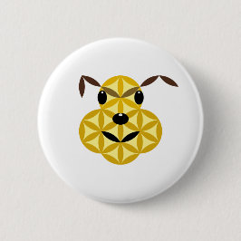 Heiliger Hund - Hund des Lebens 01. Button