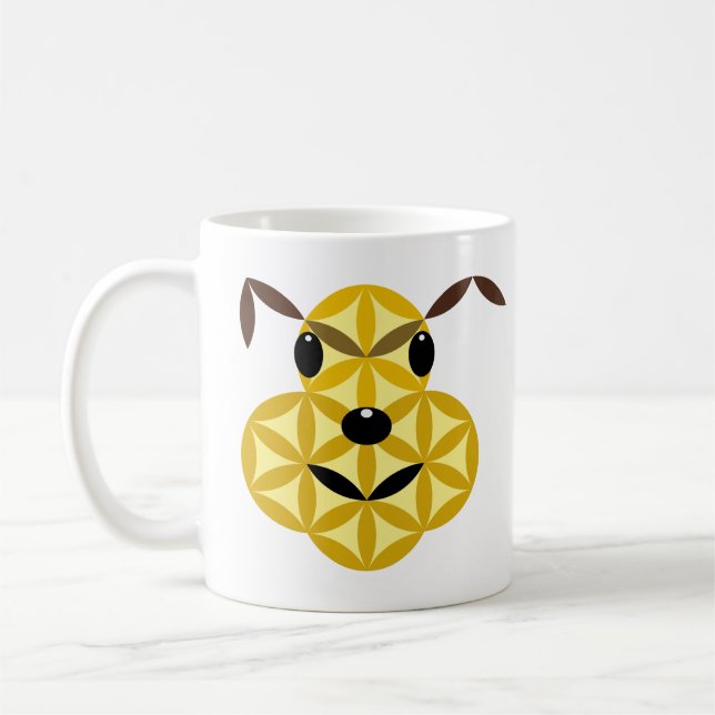 Heiliger Hund - Hund des Lebens 01. Kaffeetasse (Links)