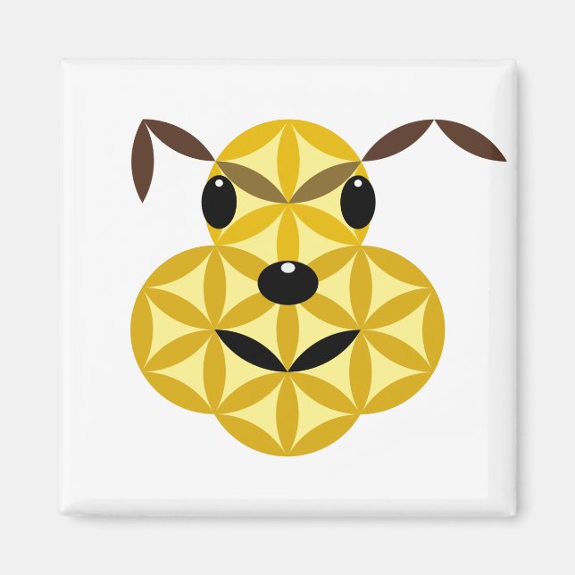 Heiliger Hund - Hund des Lebens 01. Magnet (Vorne)