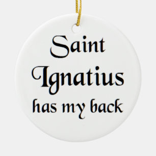 Heiliger Ignatius Kaffeetasse Keramik Ornament