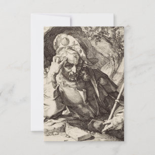 Heiliger Jakobus der Große Goltzius Andachts-Heili Dankeskarte