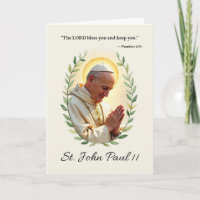 Heiliger Johannes Paul II. Frieden und Segnungen G