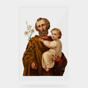 Heiliger Josef, Schutzpatron der Heiligen Familie Acrylschild
