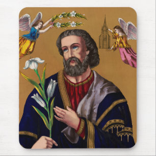Heiliger Josef, Schutzpatron der Heiligen Familie Mousepad