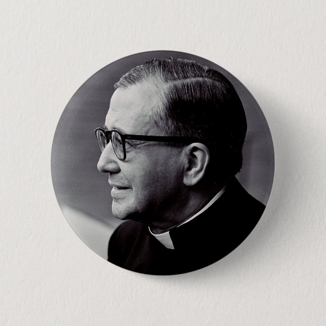 Heiliger Josemaria Escriva Button (Vorderseite)