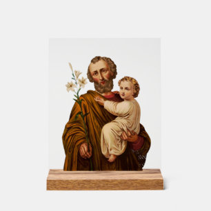 Heiliger Joseph Guardian der Heiligen Familie Acrylschild