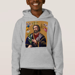 Heiliger Joseph Guardian der Heiligen Familie Hoodie