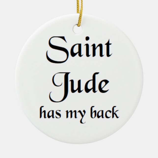 heiliger Judas Keramik Ornament (Vorne)