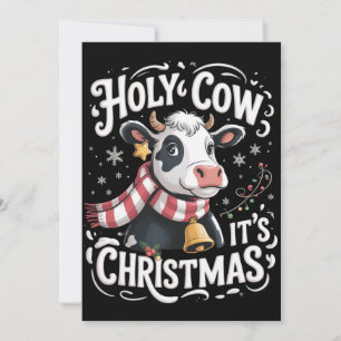 Heiliger Kuh Es Ist Weihnachten Lustiger Kuhliebha