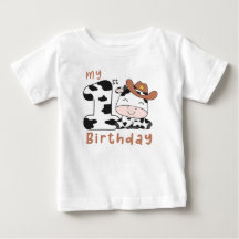 Heiliger Kuh Junge 1. Geburtstag Party Baby T - Sh