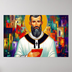 Heiliger Kyril von Jerusalem Poster