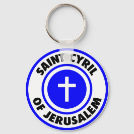 Heiliger Kyril von Jerusalem Schlüsselanhänger