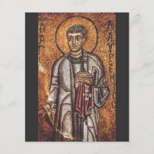 Heiliger Laurentius Orthodoxe Mosaikkunst Druck