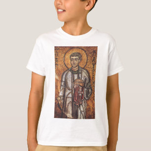 Heiliger Laurentius Orthodoxe Mosaikkunst Druck T-Shirt
