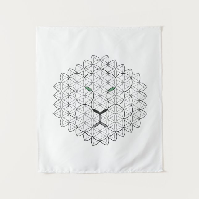 Heiliger Löwe, B051/BW. Wandteppich (Vorderseite)