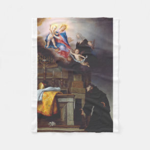 Heiliger Ludwig von Toulouse Himmlisches Erbe Kuns Fleecedecke