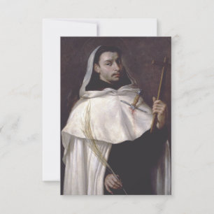 Heiliger Märtyrer Angelus von Jerusalem Heiligenbi Dankeskarte