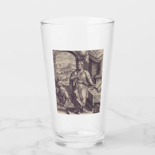 Heiliger Matthäus Gravur Göttliche Inspiration Glas