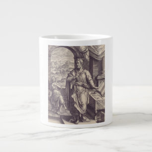 Heiliger Matthäus Gravur Göttliche Inspiration Jumbo-Tasse