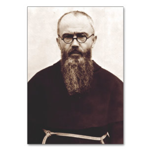 Heiliger Maximilian Kolbe polnischer katholischer  Tischnummer