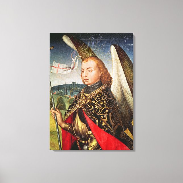 Heiliger Michael der Erzengel, 1460-66 Leinwanddruck (Vorderseite)