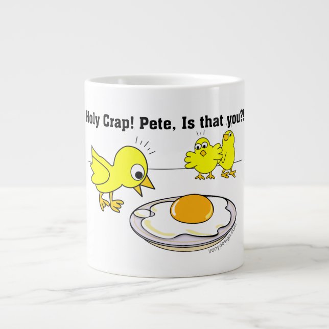 Heiliger Mist! Pete, bist du das? Jumbo-Tasse (Vorderseite)