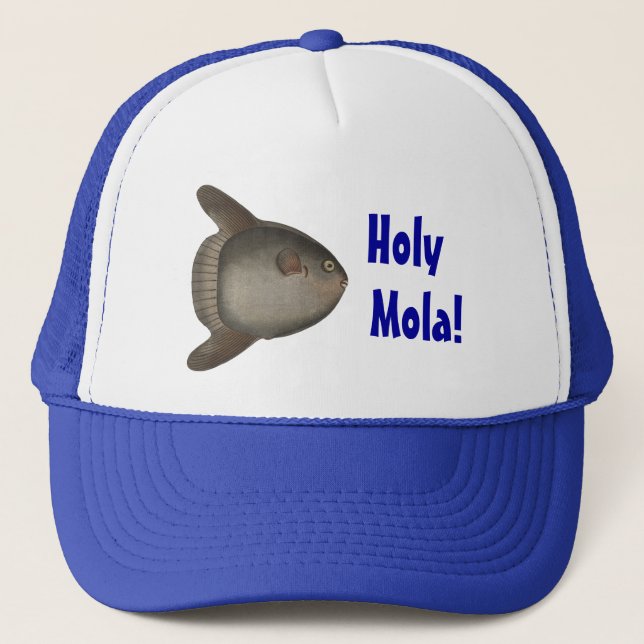 Heiliger Mola! Tiefsee-Fischen-Kappe (riesiger Truckerkappe (Vorderseite)