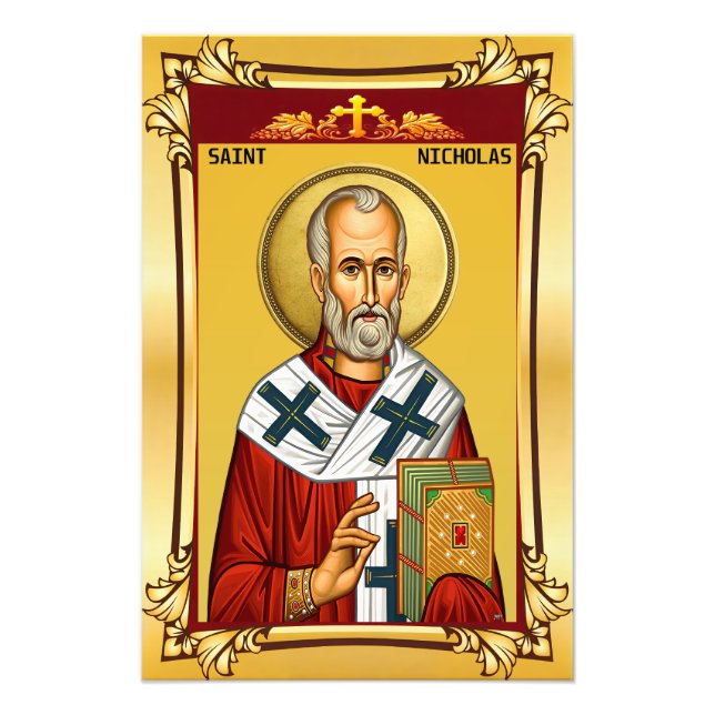Heiliger Nikolaus Fotodruck (Vorne)