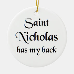 Heiliger Nikolaus Kaffeetasse Keramik Ornament
