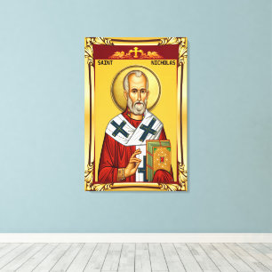 Heiliger Nikolaus Leinwanddruck