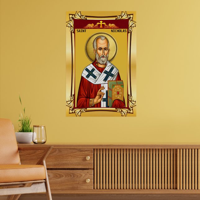 Heiliger Nikolaus Poster (Wohnzimmer 2)