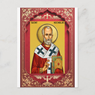 Heiliger Nikolaus Postkarte