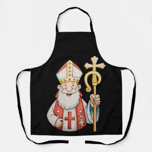 Heiliger Nikolaus Weihnachtsmann Schutzpatron von Schürze