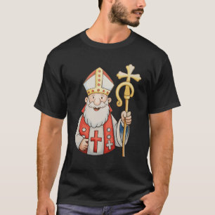Heiliger Nikolaus Weihnachtsmann Schutzpatron von T-Shirt