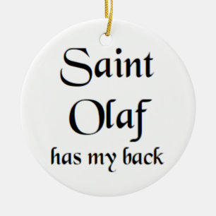 Heiliger Olaf Keramik Ornament