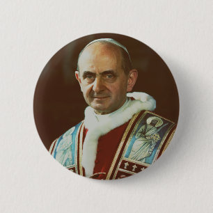 Heiliger Papst Paul VI. Bischof von Rom Button